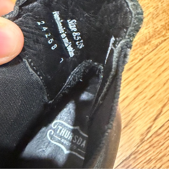 Thursday Boot Company Black Leather Duchess Boots NWOT - Picture 6 of 8